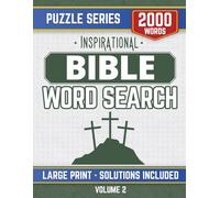 Inspirational Bible Word Search Puzzle Book - Large Print: 2000 Words | 100 Themed Christian Word Find Puzzles Featuring Genesis, Women of the Bible, Angels & More | Volume 2