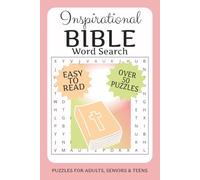 Inspirational Bible Word Search Puzzle Book: Word Searches with Easy to Read Print about Christian, Bible, Scripture and More | 6x9 inches, 110 Pages ... for Women - Adult, Seniors and Teens