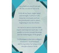 Inspirational Notebook: LDS Young Men’s Theme | Geometric Shapes in Shades of Blue | 100 pages college ruled | 6 X 9 | For teens, adults, children