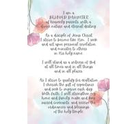 Inspirational Notebook: LDS Young Women’s Theme | Beautiful Watercolor Flowers | Orange, Pink, Purple, Blue, Green | 100 pages college ruled | 6 X 9 | For teens, adults, children