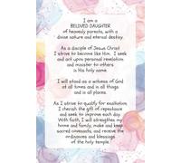 Inspirational Notebook: LDS Young Women’s Theme | Fun Bright Watercolor Splash | Purple, blue, pink, orange, yellow | 100 pages college ruled | 6 X 9 | For teens, adults, children