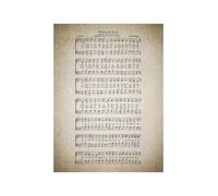 Inspirational Sheet Music Wall Art, Christian Gospel Poster Decor for Home, Church Office, Gift for Pastor, Worship Leader, Religious Present(Framed,16x24inch(40x60cm))