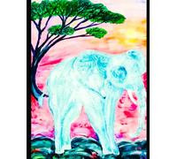 Inspirational Sketchbook - Elephant& Sacred Tree: Nature & Strength Journal