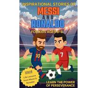 Inspirational Soccer Stories of Messi and Ronaldo for Kids Ages 6-8 Who Love Soccer: Learn Perseverance and Life Lessons from the Journey of Sports Heroes - LARGE PRINT