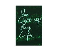 Inspirational Wall Art Poster, Motivational Print with Positive Quotes for Bedroom Decor, Encouraging Picture for Living Room and Home(Unframed,12x18inch(30x45cm))