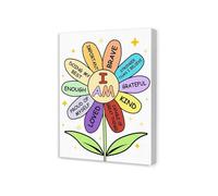 Inspirational Wall Decor for Kids, Positive Affirmations Canvas for Childrens Room Nursery or Classroom(Unframed,08x12inch(20x30cm))