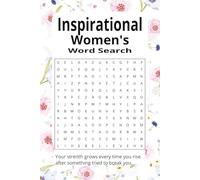 Inspirational Women's Word Search: Inspirational Women's Word Search Puzzles with Easy to Read Print | 6x9 inches, 110 pages | 55 Puzzles _Gift for Vacation, Holidays and Relaxation