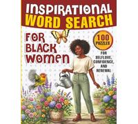 Inspirational Word Search for Black Women: 100 Large-Print Puzzles for Adults & Seniors | Self-Love, Confidence, Healing & Joy