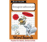 Inspirational Word Search Puzzle Book: Word Searches with Easy to Read Print about Inspiration, Motivation, Hope and more | 6x9 inches, 110 pages | 50+ ... Gift for Vacations, Holidays and Free Time