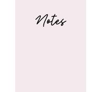 Inspirational Writing Notebook, Light Pink, Black Notes, Gifts, Women, Prayer Journal,130 lined pages, Size 8.5x11: Diary, Christian,Teen, Mom, ... Paper, Scripture, Organization, Business