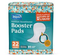 Inspire Almohadillas de refuerzo de incontinencia ultra absorbentes | Absorbe más de 4 tazas. Pañales Boost para adultos | Almohadillas de incontinencia para mujeres u hombres, uso de tira adhesiva en