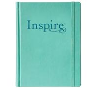 Inspire Bible NLT (Hardcover Leatherlike, Aquamarine, Filament Enabled): The Bible for Coloring & Creative Journaling