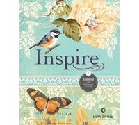 Inspire Bible NLT (Hardcover Leatherlike, Aquamarine, Filament Enabled): The Bible for Coloring & Creative Journaling
