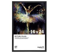 Inspire By Hampton OXFORD IBHOXF1624NGXPK1 - Portarretratos acrílico negro (no vidrio), 1 unidad, 41 x 61 cm