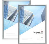 Inspire by Hampton SNAP IBH-SNAPA1S-2PK - Marco a presión plateado (59 x 84 cm), paquete de 2 unidades