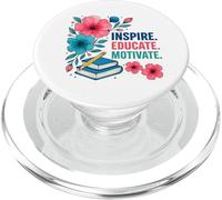 Inspire Educar Motivar a los maestros escolares a la vuelta a la escuela PopSockets PopGrip para MagSafe