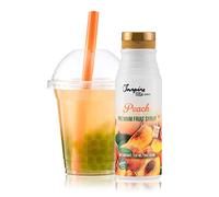INSPIRE FOOD Echter Fruchtsirup für Bubble Tea Mischung - 300ml | Pfirsichsirup für Bubble Tea, Boba Tea, Slushes & Ice-Blended | 100 % vegetarisch, glutenfrei, ohne künstliche Farbstoffe