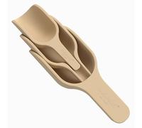 Inspire My Play - 3 Palas apilables de Silicona, PlayTray sensorial, Accesorios para Bandeja de Juego Tuff Tray, Actividad Infantil, Juguetes de Aprendizaje Montessori Pala - Natural