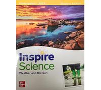 Inspire Science: Grade K, Student Edition, Unit 3