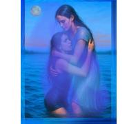 Inspired Auras True Blue Notebook: 8.5 by 11