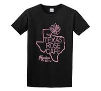 Inspired by Little Feat Texas Rose Cafe Lowell George Texas T-Shirt Graphic tee Printed Top Mens Black Shirt 3XL