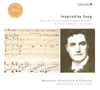 Inspired by Song. Vaughan Williams, Schubert : Quintettes pour piano. Munich Piano Trio.