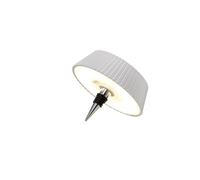 Inspired Mantra Fusion Relax Lámpara de sobremesa Relax para botella, LED 2W, 3000K, 180lm, IP54, cable de carga USB incluido, regulable táctil, blanca, 3 años de garantía