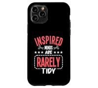 Inspired Minds Are Rarely Tidy Scrapbook Carcasa para iPhone 11 Pro