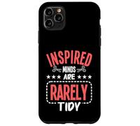 Inspired Minds Are Rarely Tidy Scrapbook Carcasa para iPhone 11 Pro Max