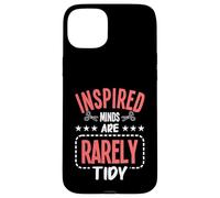 Inspired Minds Are Rarely Tidy Scrapbook Carcasa para iPhone 15 Plus