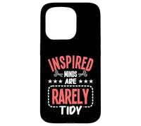 Inspired Minds Are Rarely Tidy Scrapbook Carcasa para iPhone 15 Pro