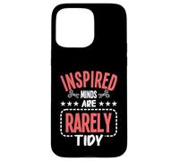 Inspired Minds Are Rarely Tidy Scrapbook Carcasa para iPhone 15 Pro Max