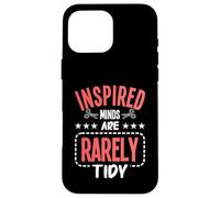 Inspired Minds Are Rarely Tidy Scrapbook Carcasa para iPhone 16 Pro Max