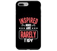 Inspired Minds Are Rarely Tidy Scrapbook Carcasa para iPhone 7 Plus/8 Plus