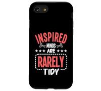 Inspired Minds Are Rarely Tidy Scrapbook Carcasa para iPhone SE (2020) / 7 / 8