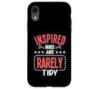 Inspired Minds Are Rarely Tidy Scrapbook Carcasa para iPhone XR
