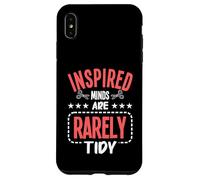 Inspired Minds Are Rarely Tidy Scrapbook Carcasa para iPhone XS Max