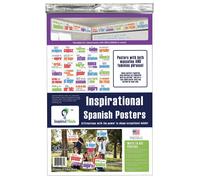 Inspired Minds Spanish Posters 11 x 17 Inches Assorted Set of 30