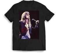 Inspired Steve Perry Rock Man Men T-Shirt Black Black XXL
