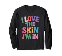 Inspiring I Love The Skin I'm In Teacher Awareness Mujeres Hombres Manga Larga