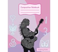 Inspiring Notes: Aesthetic Composition Notebook for Teen Girls: Wide Ruled for School Use, Creative Writing, Affirmations, and Daily Reflection