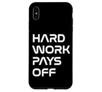 Inspiring Quote Hard Work Pays Off Hustler Motivation #HWPO Carcasa para iPhone XS Max