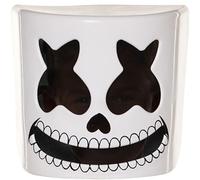 InSpirit Designs Máscara de esqueleto Marshmello para adultos, con licencia oficial, casco Marshmello, disfraz de DJ, máscara de esqueleto
