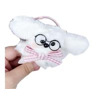 InsStyle Harajuku - Cuerda de pelo de perro de felpa simple con clip para el pelo para niñas