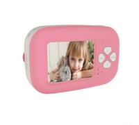 Inst-ant - Cámara de impresión, reproductor de MP3 de pantalla HD para Instax Cam Capture Moments Pattern Filter Music Student Printer (rosa)