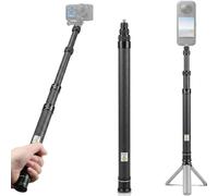 Insta 360 150 cm Selfie Stick, 6 cámaras de acción extrañas Aluminio Selfie Stange Stab para Insta360X3 para One RS para Go 2 para One X2 para One R para One X
