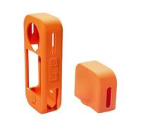 Insta 360 X4 Air Case, protección completa, resistente a arañazos e impactos, funda protectora de silicona para Insta 360 X4air (naranja)