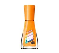 Sally Hansen Insta-Dri X Pride, Orange You Proud, secado rápido, larga duración, brillo sin rayas, esmalte de uñas naranja, 116 DJ SET