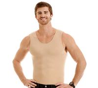 Insta Slim - Fabricado en Estados Unidos - Moldeador compresión para hombre Faja moldeadora reductora para el abdomen y la espalda., Desnudo/, Medium