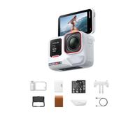 Insta360 Ace Pro 2 Blanco Ártico Edición Limitada Paquete de impresión rápida - Cám. 8K Impermeable diseñada con Leica, Sensor 1/1,3", líder con Poca luz, Kit Xplorer Pro para fotografía callejera